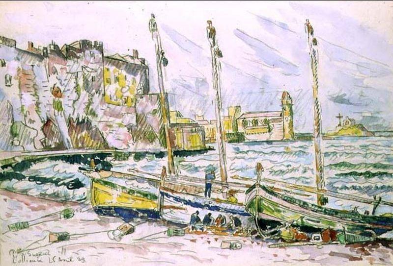 Paul Signac Collioure oil painting image